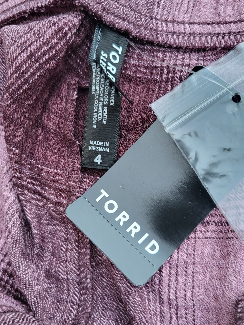 TORRID Womens Button Short Sleeve Shirt Plaid Purple Pink With Sleep Shorts 4x - Picture 5 of 7